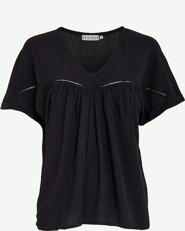 DESIRES - Blusa 'Aggi' en negro: frente
