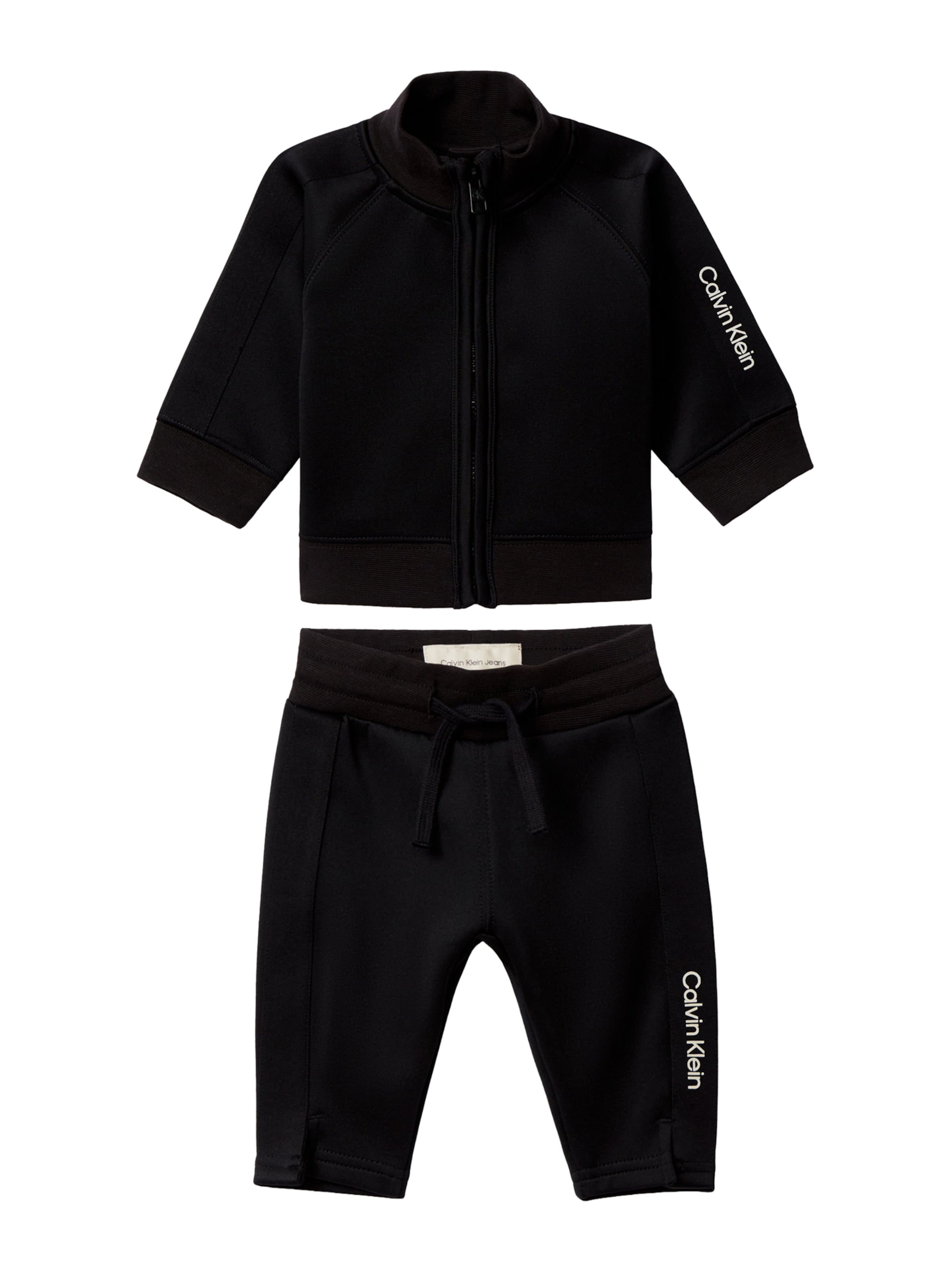 Calvin Klein Jeans Joggingová souprava – černá: přední strana