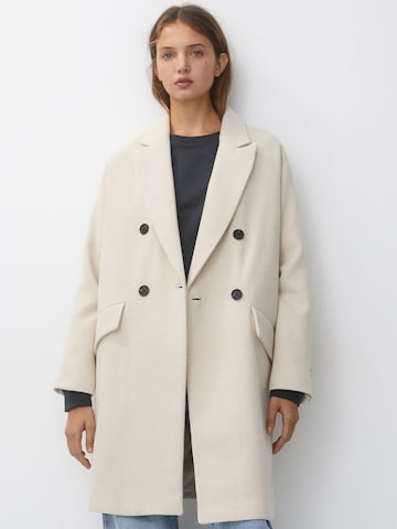 Pull&Bear Tussenmantel in Beige: voorkant