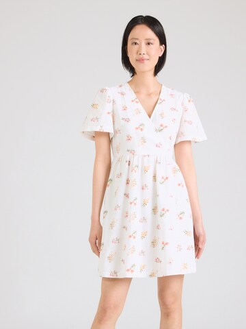 PIECES Sommarklänning 'PCEMMA' i vit: framsida