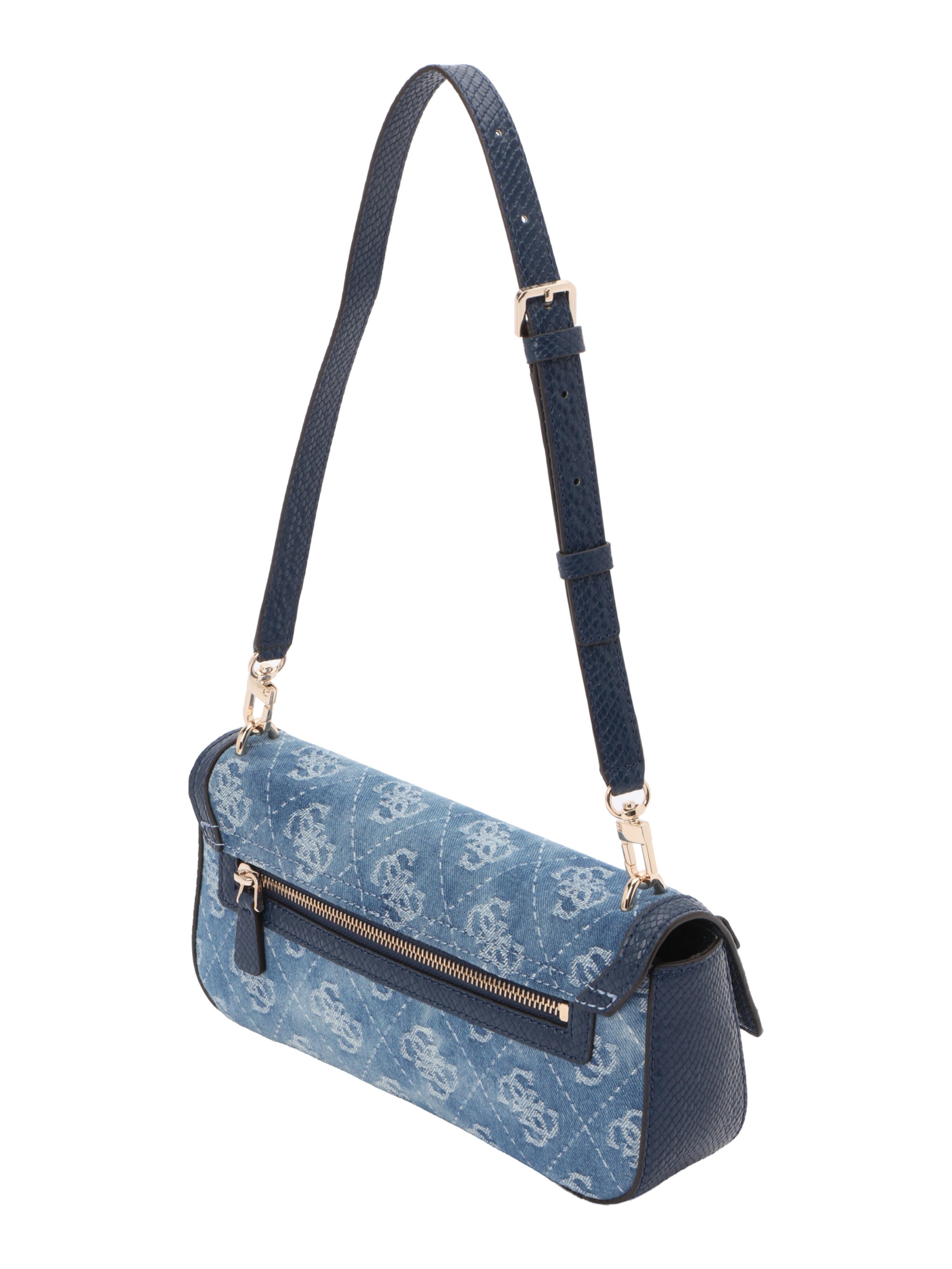 GUESS Schultertasche 'Dovie' in Blau