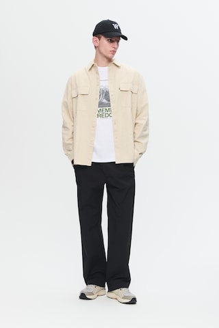 WOOD WOOD Comfort Fit Hemd 'WWAxl' in Beige