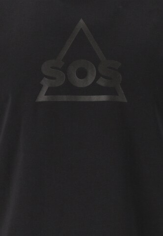 SOS Shirt in Zwart