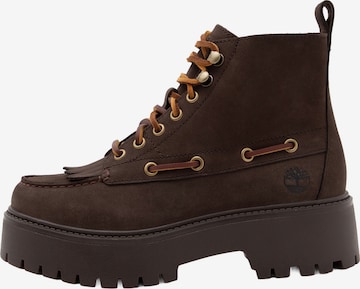 Stivaletto stringato 'Stone Street' di TIMBERLAND in marrone: frontale