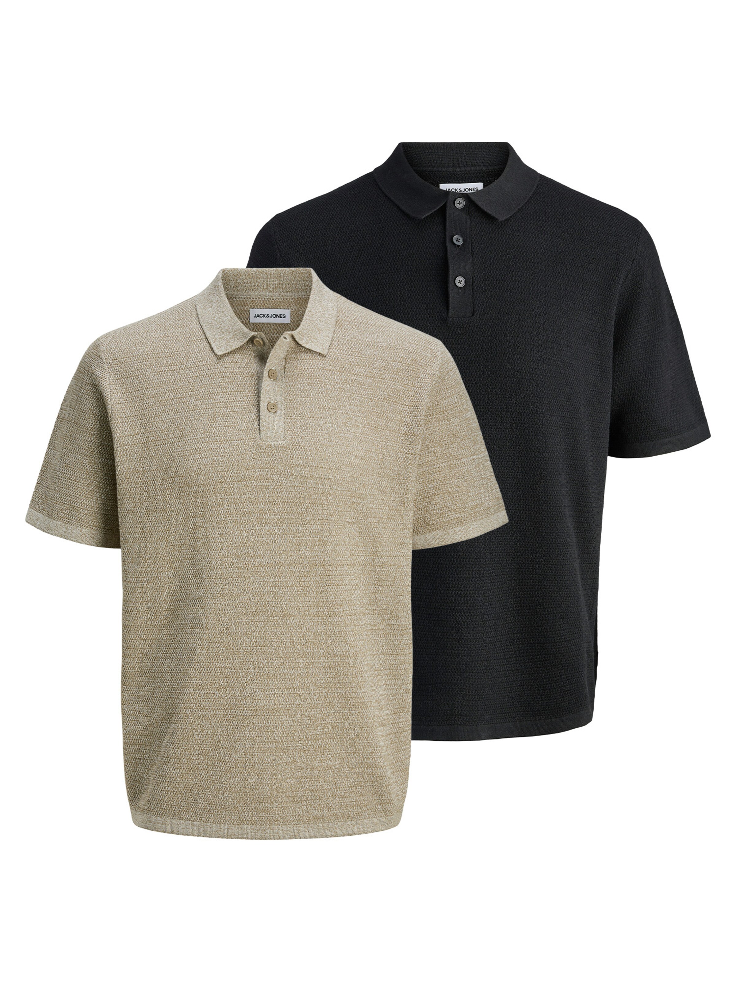 JACK & JONES Shirt 'George' in Brown: front