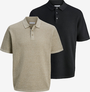 JACK & JONES Shirt 'George' in Brown: front