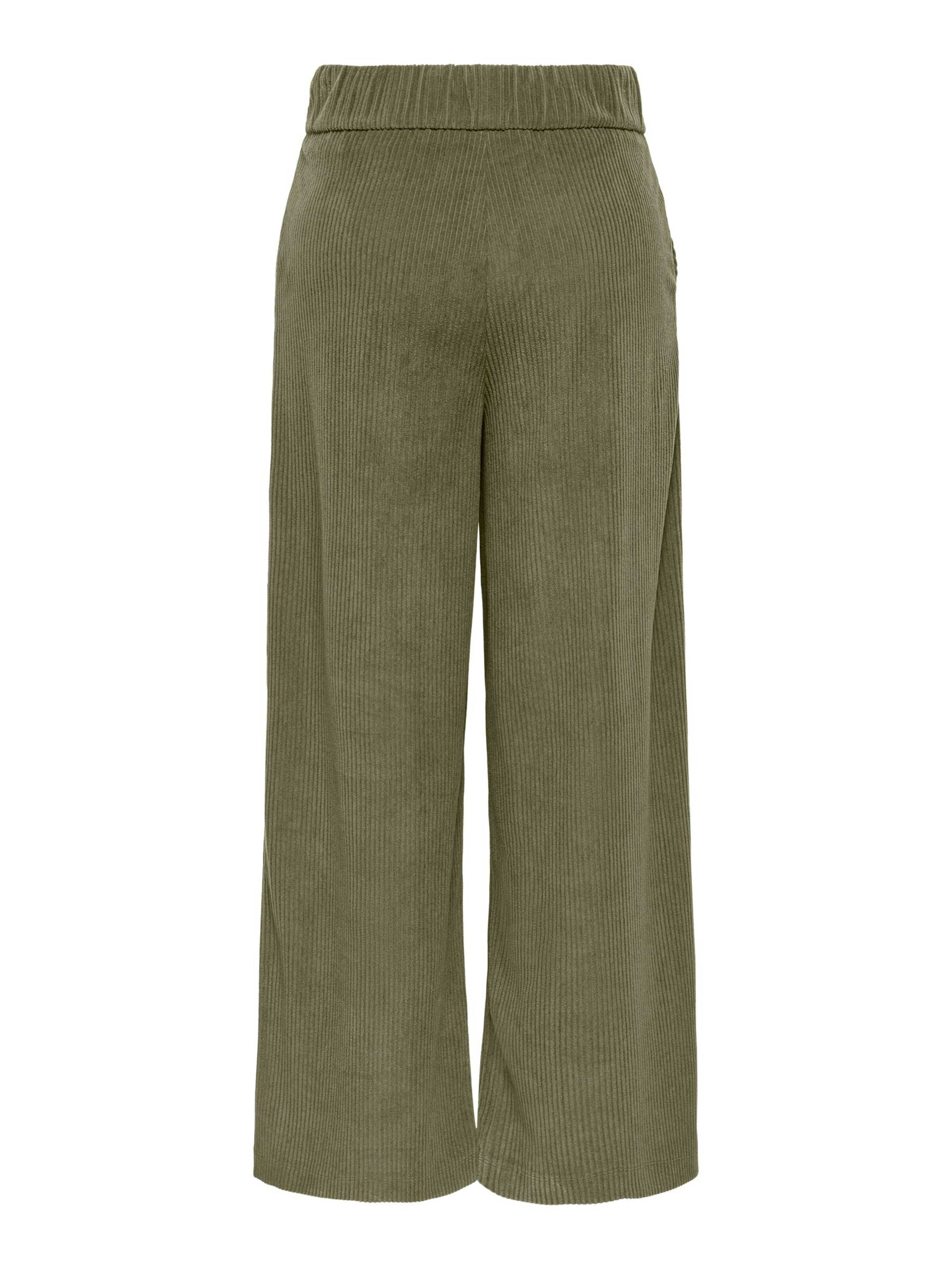 JDY Wide leg Pleat-front trousers 'JDYGeggo' in Green