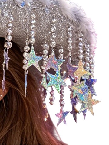 Magicshe Hat 'Glitzer Cowboy Hut' in Silver