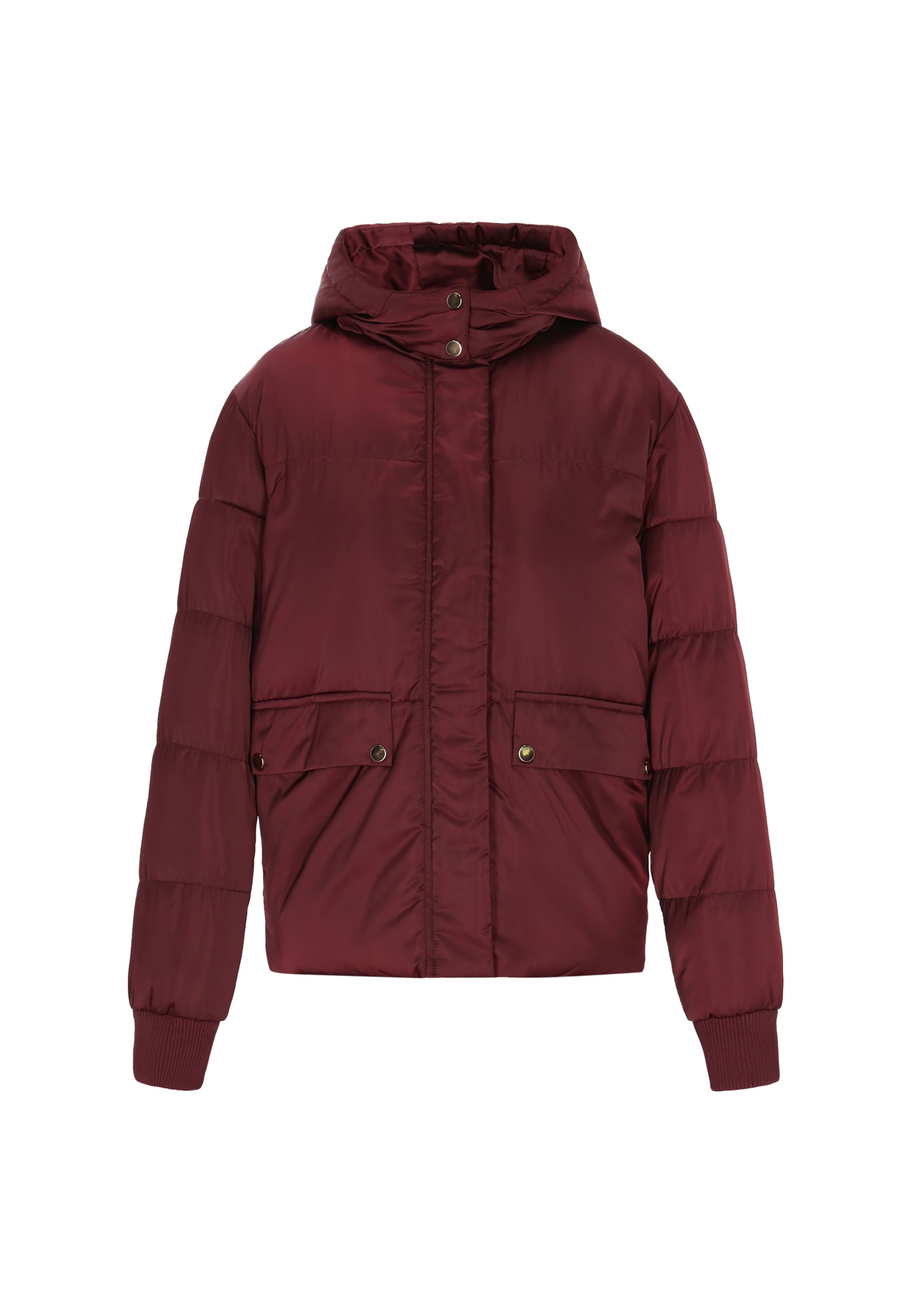 faina Casaco de inverno em borgonha, Vista do artigo