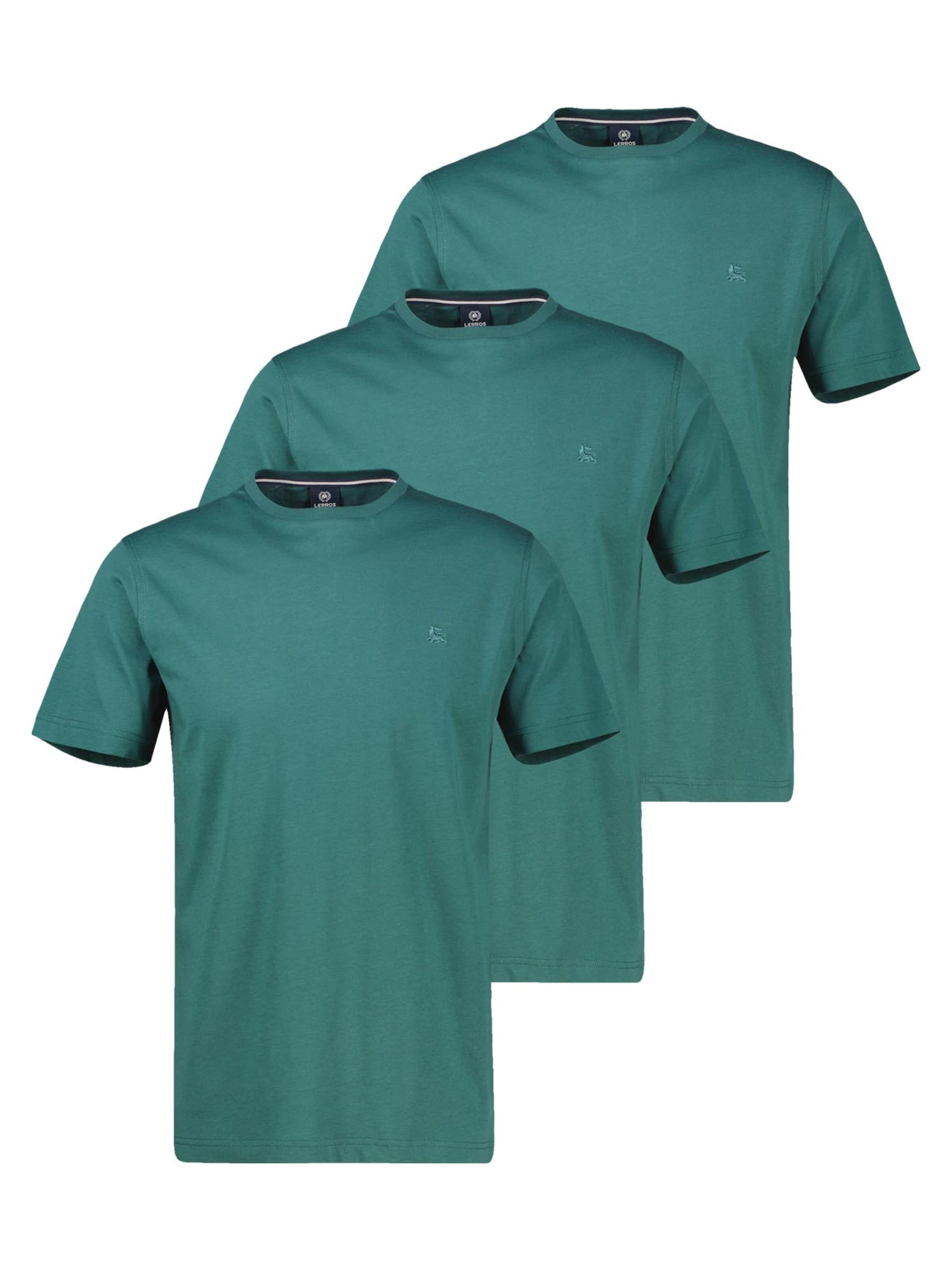 LERROS Shirt 'Basic'‌ in Grün: Vorderseite