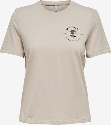 ONLY Shirt 'Kita' in Brown: front