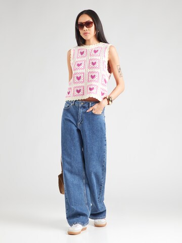 Tops en tricot 'PCANNA' PIECES en beige