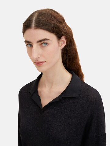 TOM TAILOR Shirt in Zwart