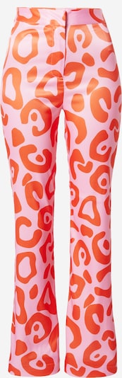 Pantaloni NA-KD di colore rosa chiaro / rosso arancione, Visualizzazione prodotti