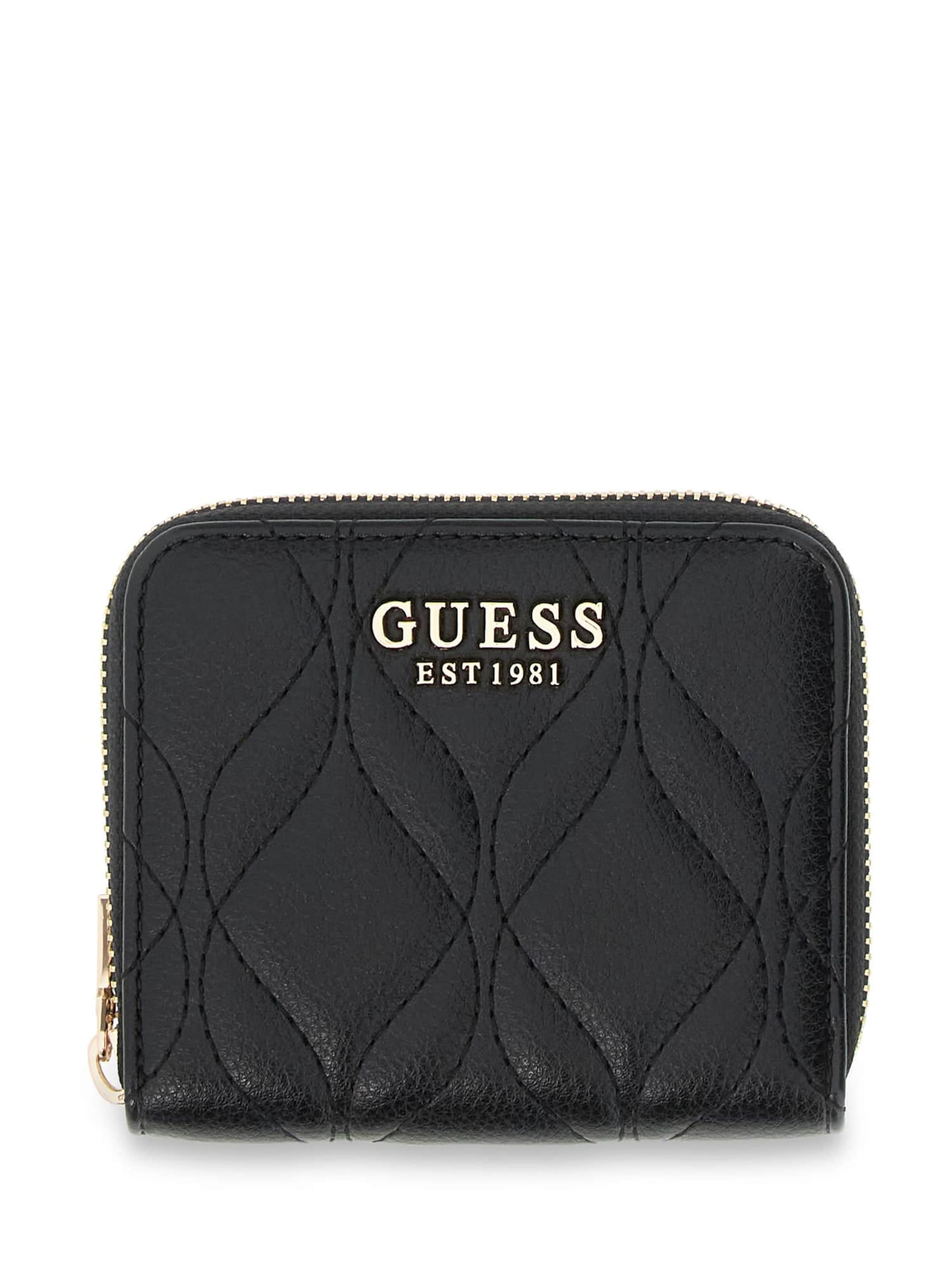 GUESS Portemonnaie 'Maxine' in Schwarz: Vorderseite