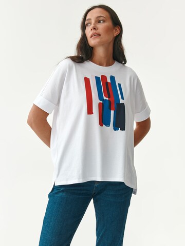 T-shirt 'LIKE 2' TATUUM en blanc : devant