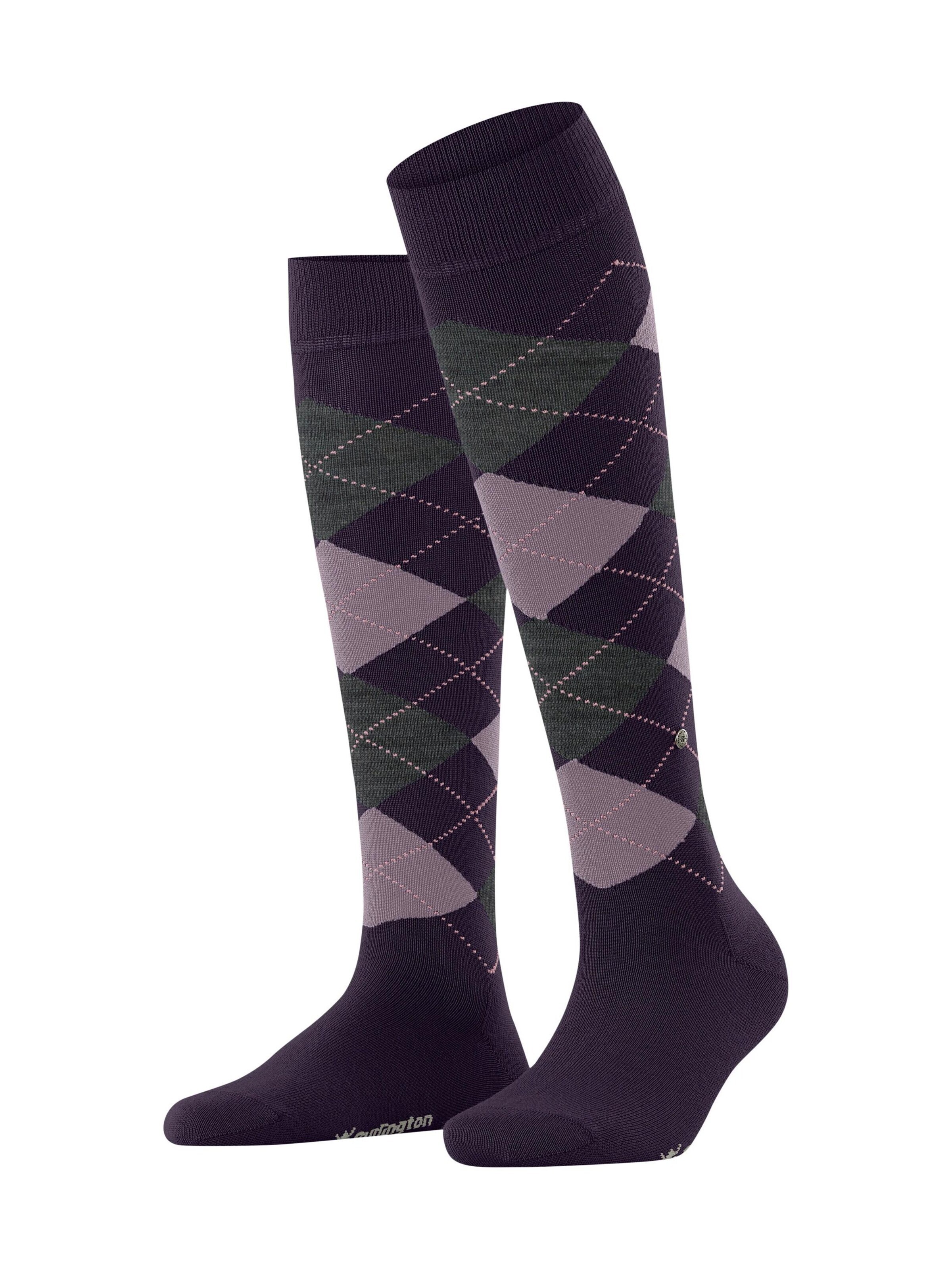 BURLINGTON Over the Knee Socks 'Marylebone' in Red: front