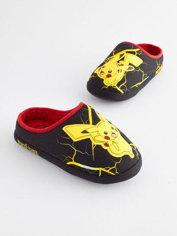 Next Hausschuh 'Pokemon' in Schwarz