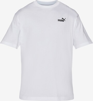 PUMA Performance shirt 'ESS No. 1' in White: front