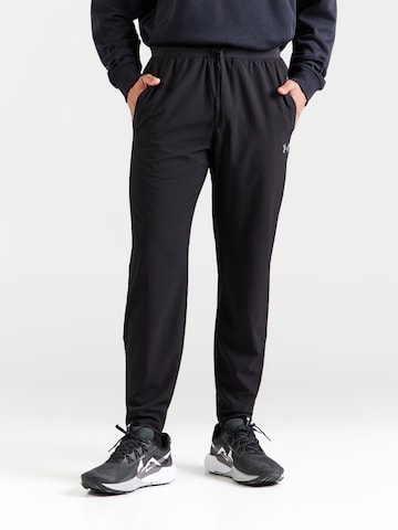 UNDER ARMOUR - regular Pantalón deportivo 'Velociti' en negro: frente