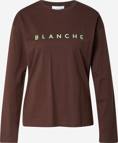 Blanche T-shirt i ljusblå / mörkbrun, Produktvy