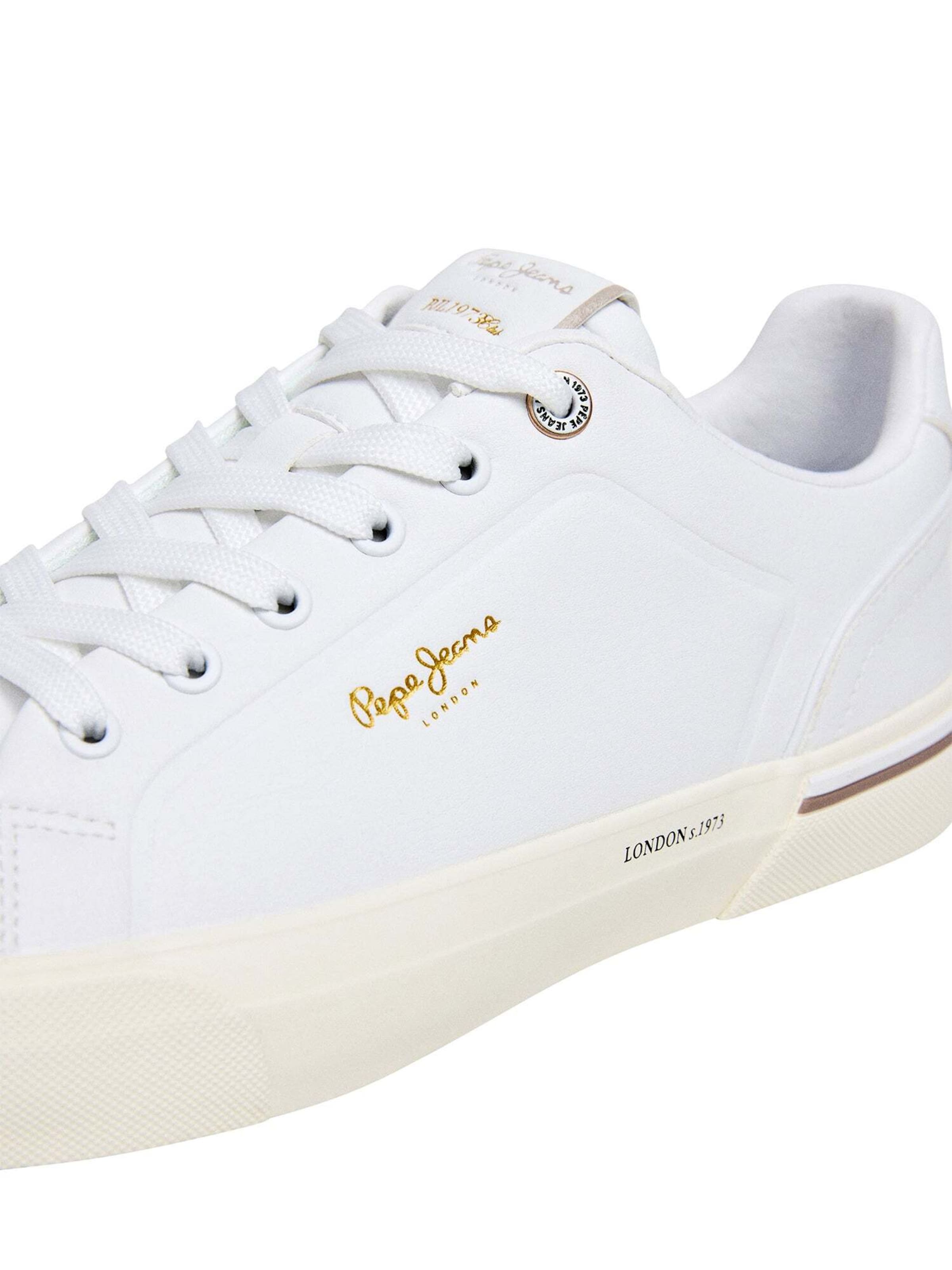 Sneaker bassa 'Kenton One' di Pepe Jeans in bianco