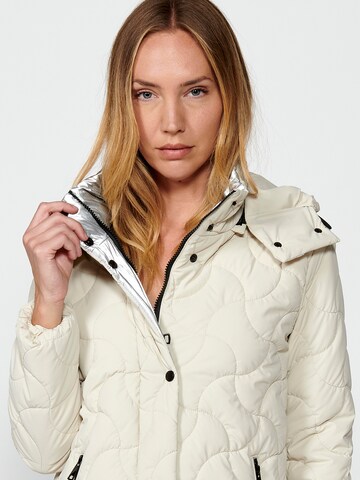 KOROSHI Winterjacke in Beige