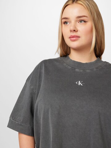 Calvin Klein Jeans Curve Koszulka w kolorze szary