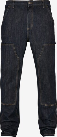 Regular Jeans cargo Urban Classics en noir : devant