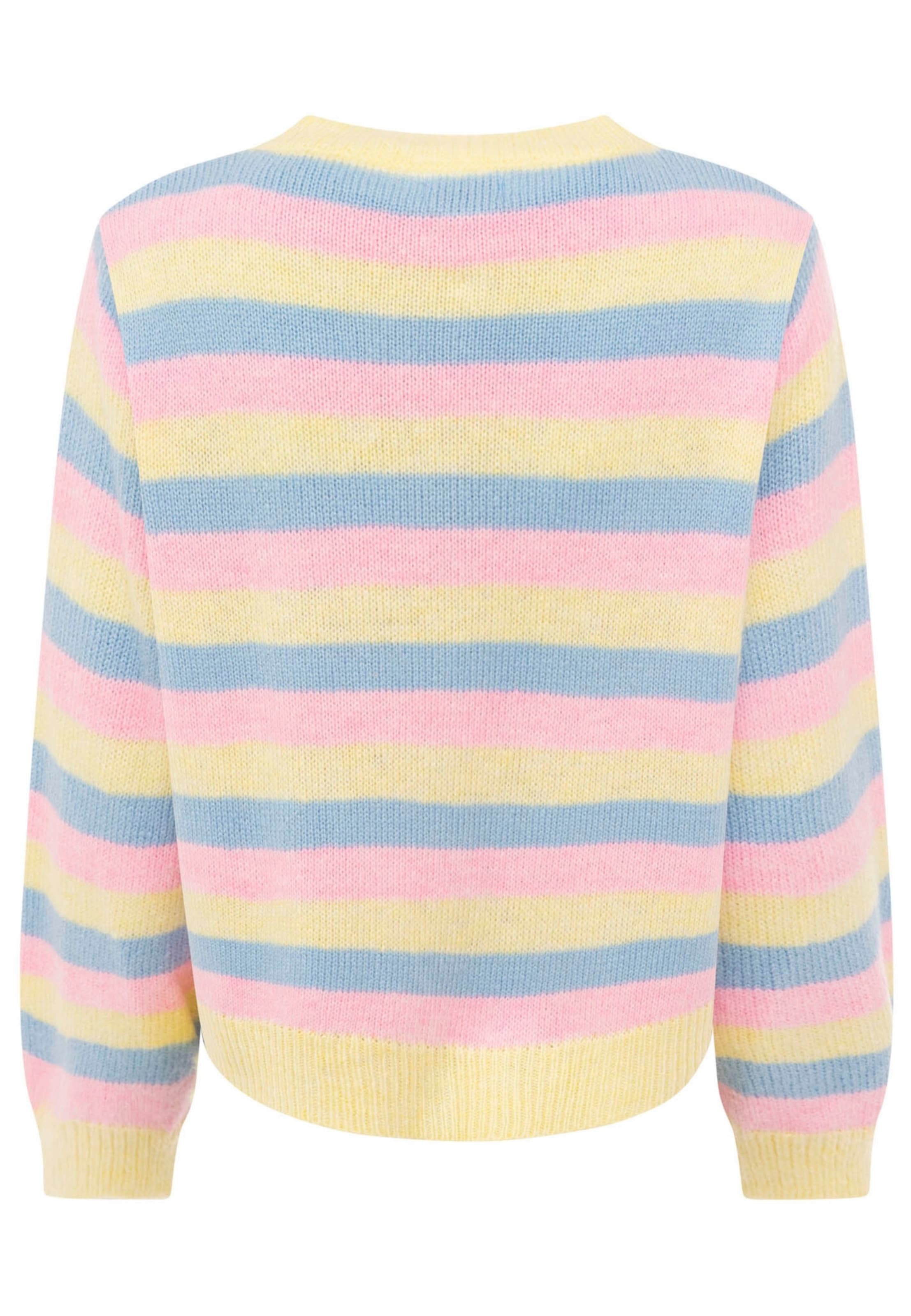 Cardigan Zwillingsherz en jaune