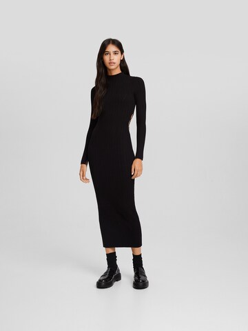 Bershka Knitted dress in Black