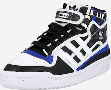 ADIDAS ORIGINALS High-Top Sneakers 'Forum' in Blue: front