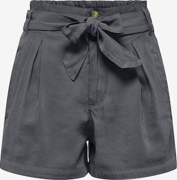 ONLY Pleat-Front Pants 'Aris' in Grey: front