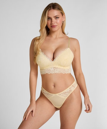 String 'Andrea' Hunkemöller en jaune : devant