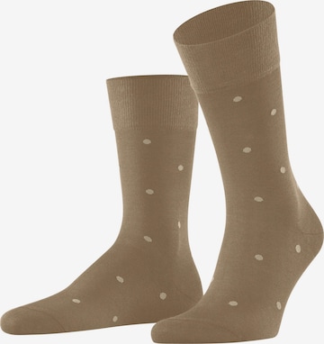 FALKE Socken 'Dot' in Beige: Vorderseite