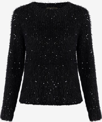 Pull-over faina en noir : devant