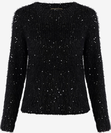 Pull-over faina en noir : devant