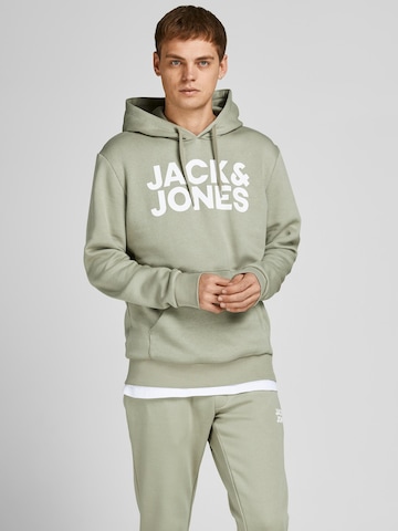 JACK & JONES Sweatshirt i grön: framsida