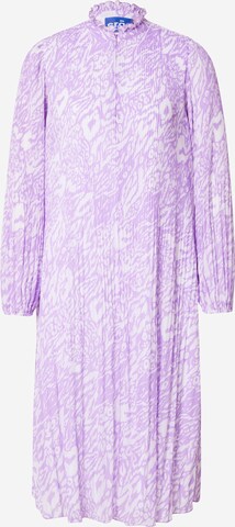 Crās Sukienka koszulowa 'BINACRAS' w kolorze fioletowy: przód