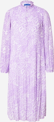 Robe-chemise 'BINACRAS' Crās en violet : devant