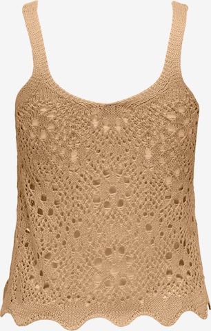 JDY Knitted Top 'Natascha' in Brown