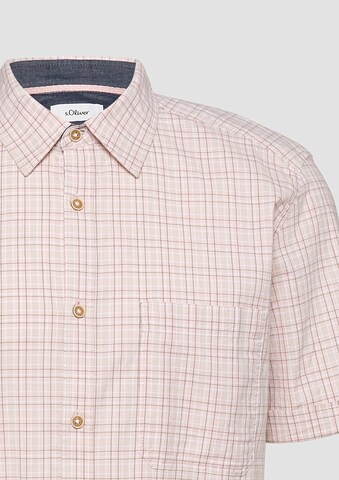 Coupe regular Chemise s.Oliver en rose