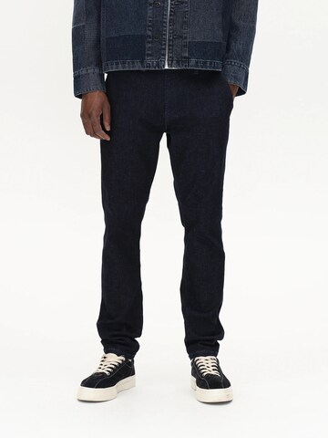 GABBA Normální Chino kalhoty 'Paul' – modrá: přední strana