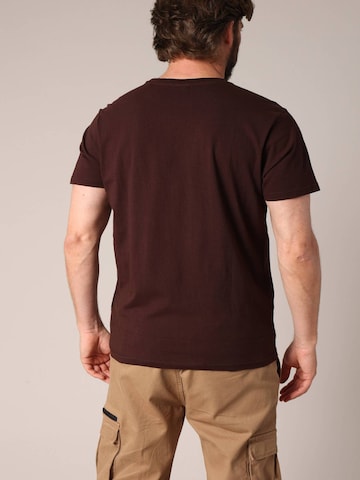 T-Shirt 'Tellson' Deeluxe en marron