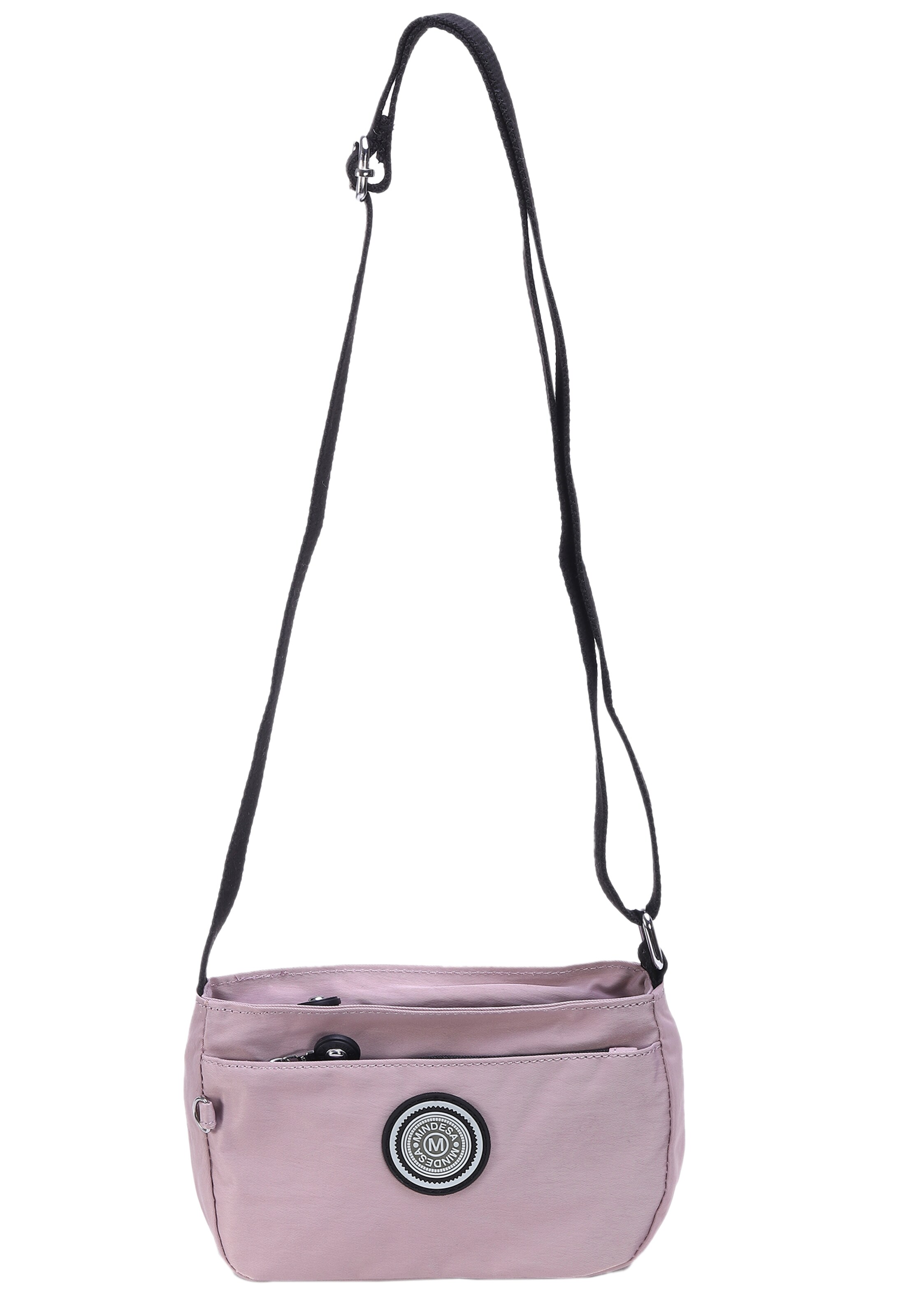Mindesa - Mala de ombro em roxo: frente