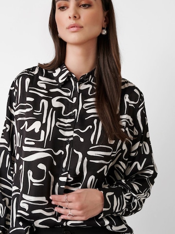 DESOTO Blouse 'Lena' in Zwart