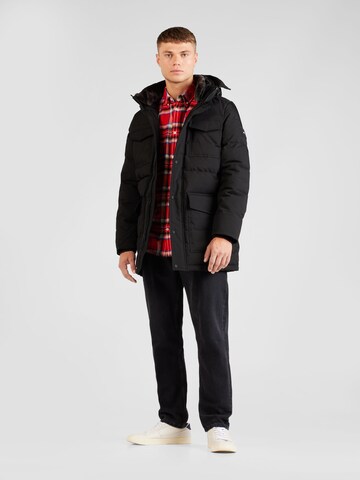 Veste d’hiver 'Utility Rockie' TOMMY HILFIGER en noir