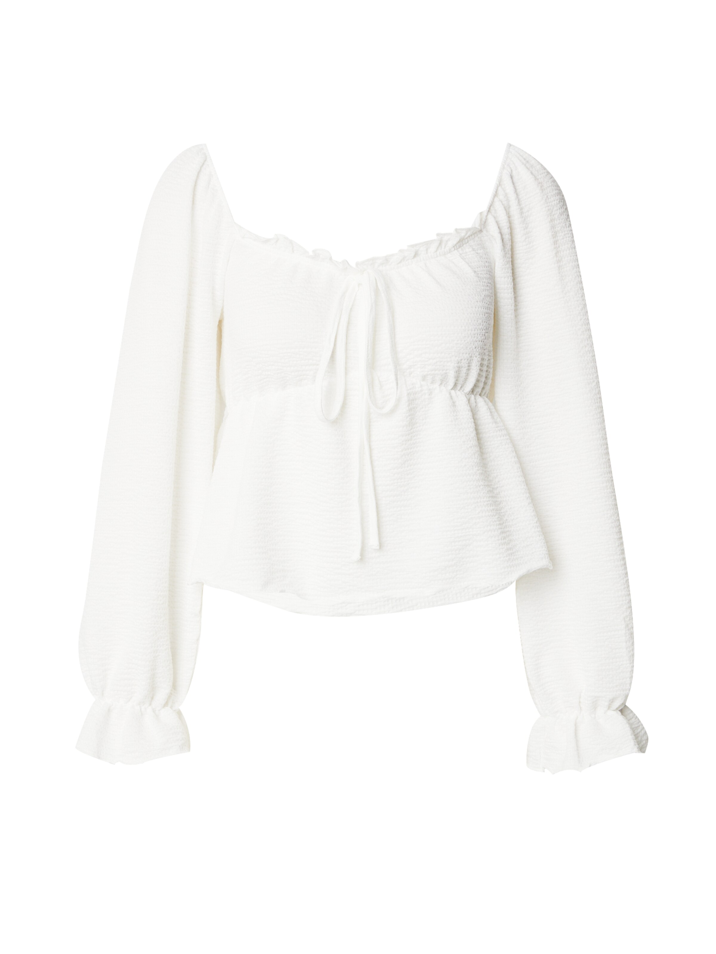 PIECES Blúz 'PCFAY' - fehér: elől