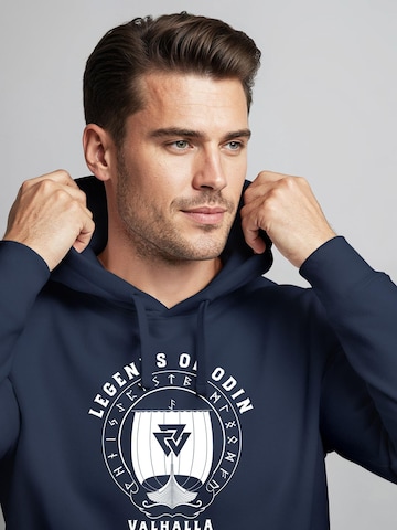 Neverless Sweatshirt 'Legends of Odin' in Blue