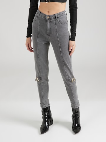 Hoermanseder x About You Slim fit Jeans 'Iris' in Grey: front